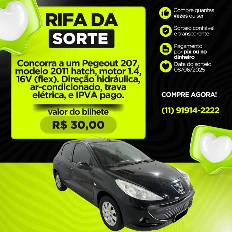 Imagem da campanha Rifa Da Sorte - Pegeout 207