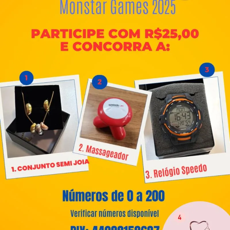 Imagem da campanha Monstar Games 2025