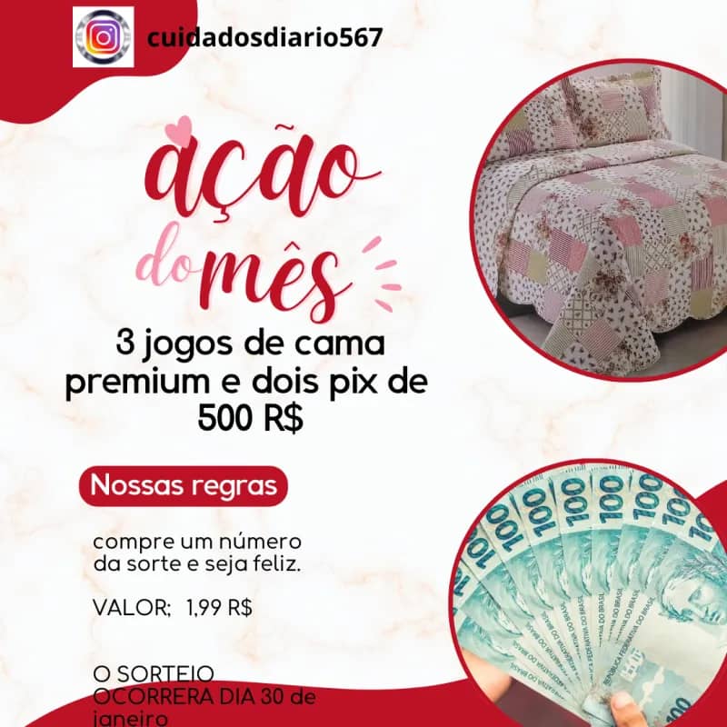 Imagem da campanha janeiro da sorte