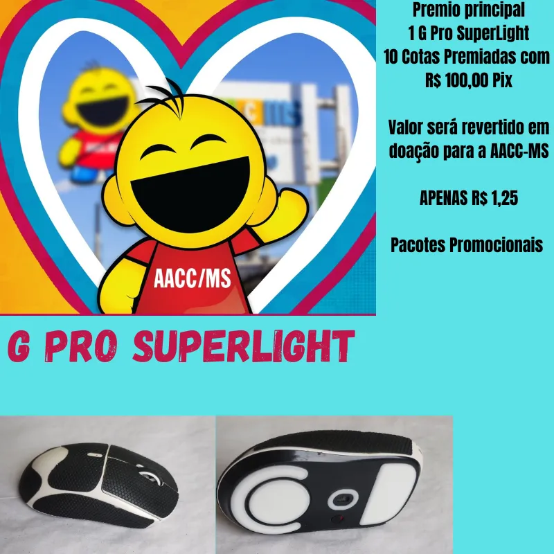 Imagem da campanha G Pro SuperLight + Premios em Dinheiro