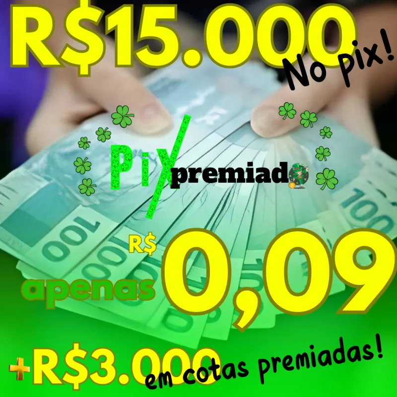 Imagem da campanha 15 mil no pix