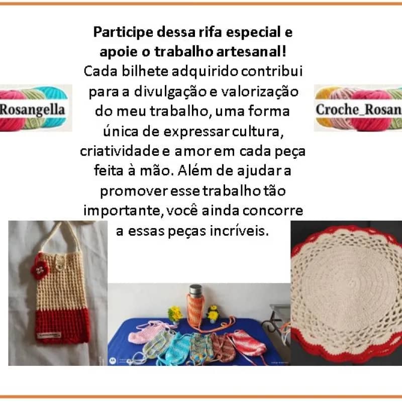 Imagem da campanha Participe dessa rifa especial e apoie o trabalho artesanal!