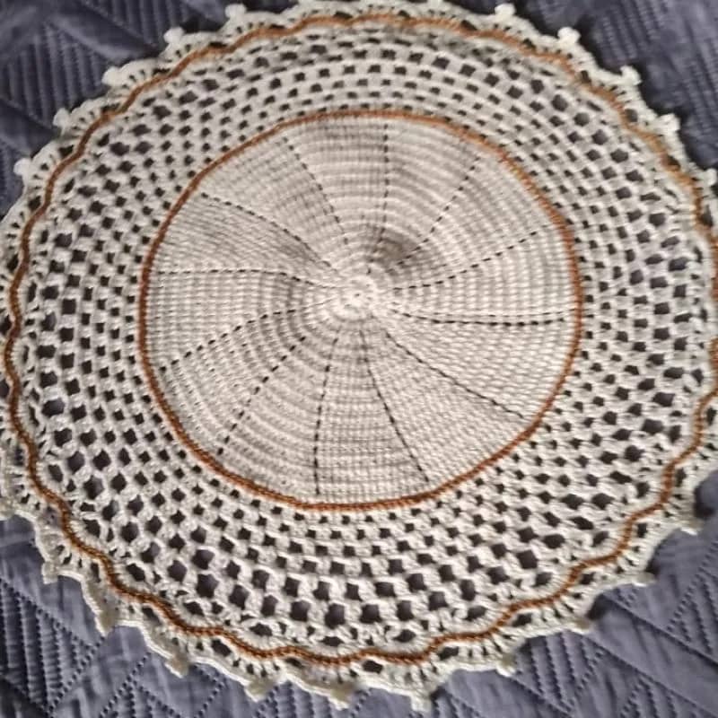 Imagem da campanha Sorteio da Dona Leila, um jogo americano 6 peças