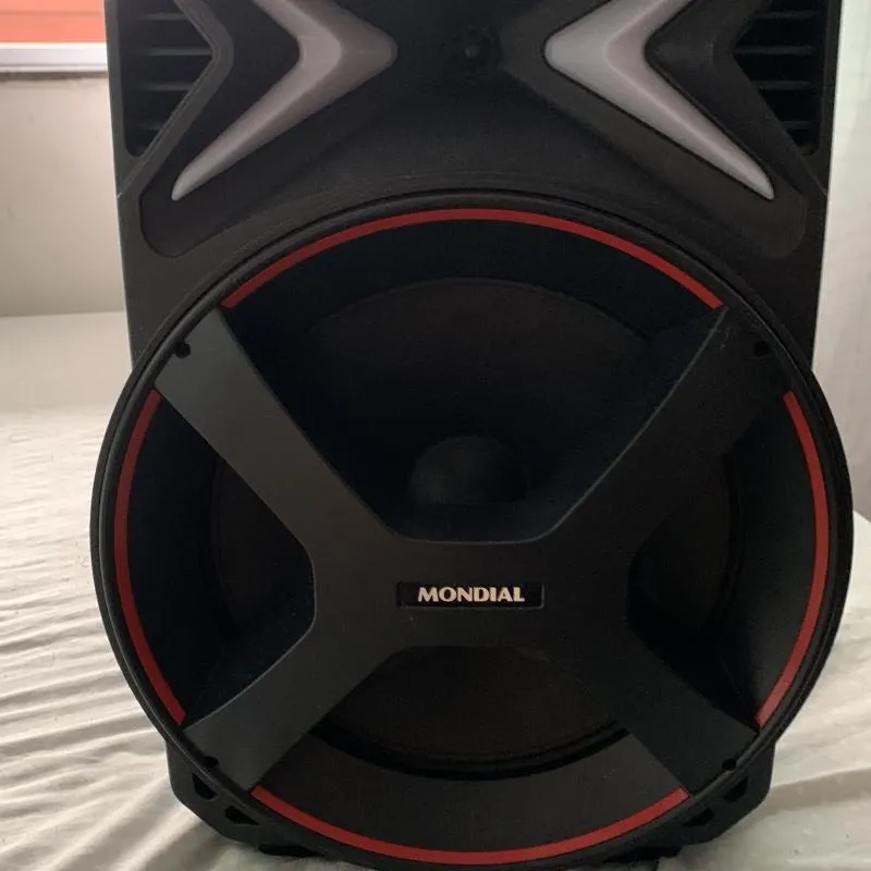 Imagem da campanha Caixa de Som Mondial