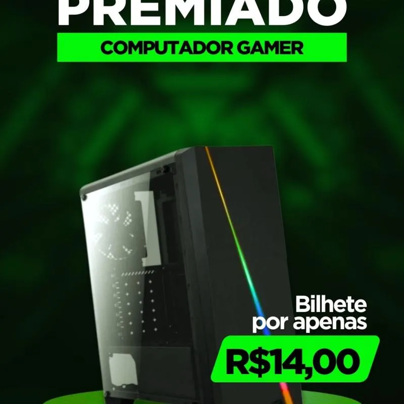 Imagem da campanha PC Gamer (i3 10° geração) (RX 550 4 GB) (16 GB RAM) (SSD 500 GB) (SSD Nvme 120 GB) (fonte 500W)