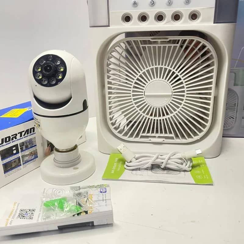 Imagem da campanha campanha beneficiente kit Ar condicionado e camera wifi 360