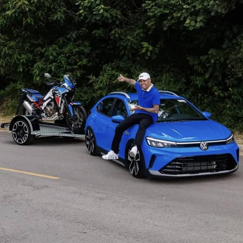 Imagem da campanha Nivus 0km mais África twin