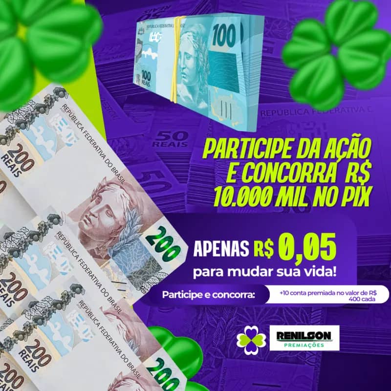 Imagem da campanha Ação 10 K no Pix