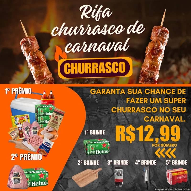 Imagem da campanha Rifa Super Churrasco De Carnaval