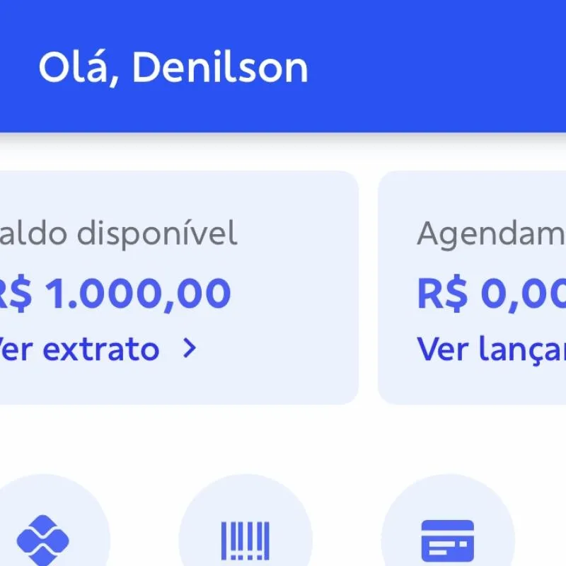 Imagem da campanha R$1.000,00 na conta