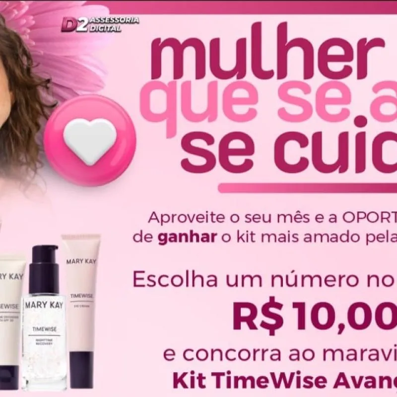Imagem da campanha Linha completa de tratamento de pele Time Wise 3D - Mary Kay.