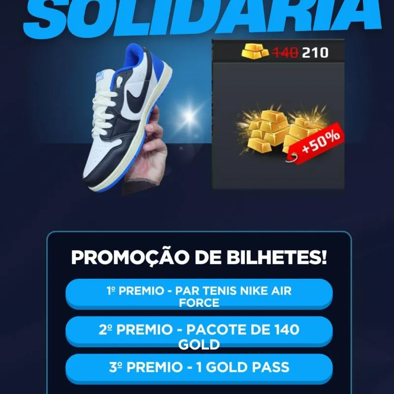 Imagem da campanha Rifa Solidaria