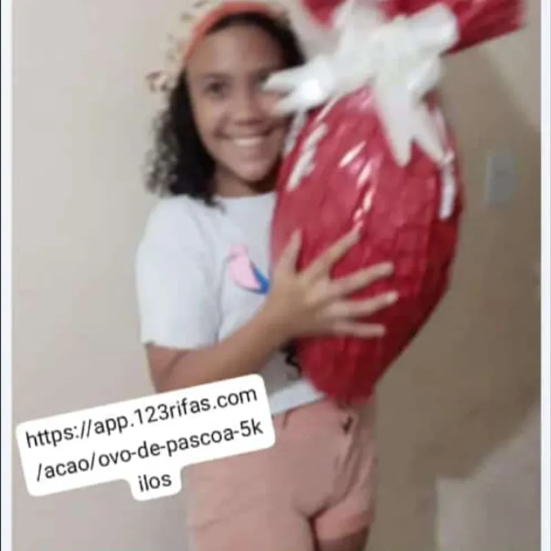 Imagem da campanha Ovo de. Pascoa.  5 kilos.