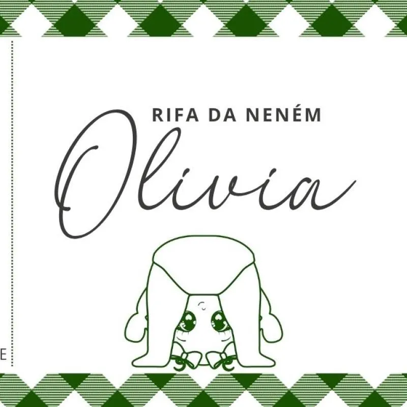 Imagem da campanha Rifa da Neném Olivia