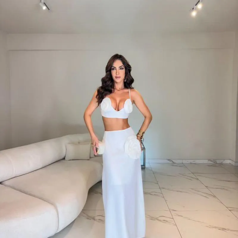 Imagem da campanha “Já imaginou ganhar um conjunto cropeed e saia longa? Com apenas R$ 0,49. Garanta já o seu número!”