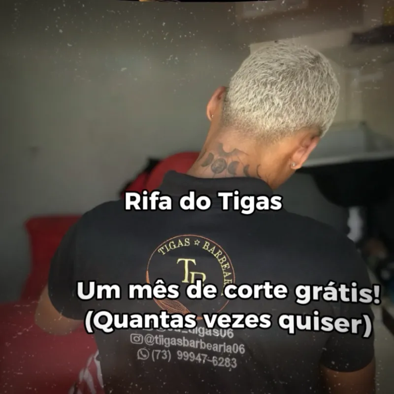 Imagem da campanha Rifa do Tigas