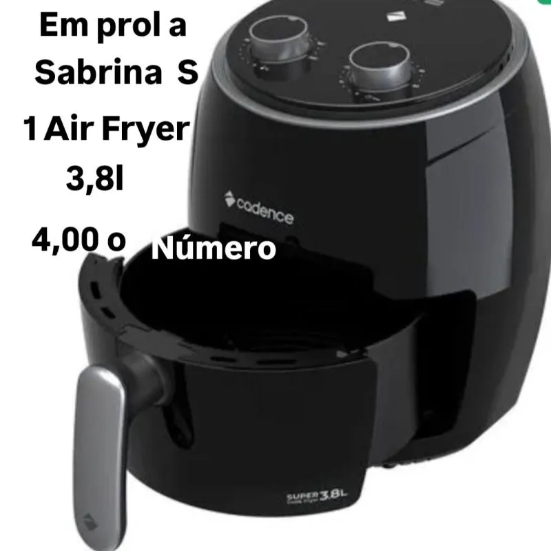 Imagem da campanha Sorteio Airfryer