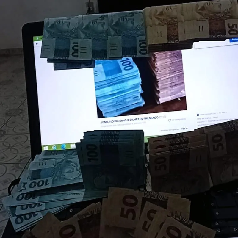 Imagem da campanha 20mil no pix mais 20 bilhetes premiado 🤑💵💸