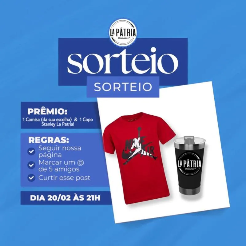 Imagem da campanha La Patria