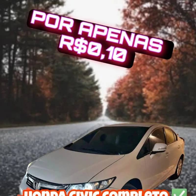 Imagem da campanha honda civic 2014