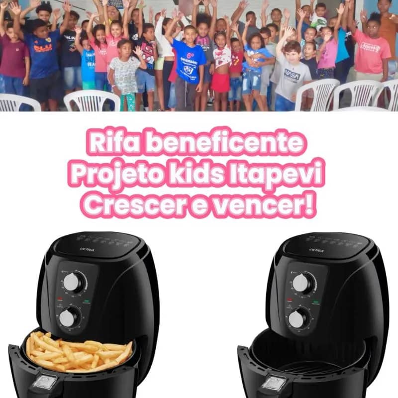 Imagem da campanha Rifa Beneficente - Projeto Kids Itapevi: Crescer e Vencer!