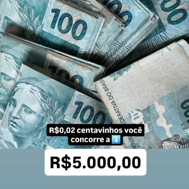 Imagem da campanha R$ 5.000,00 no PIX