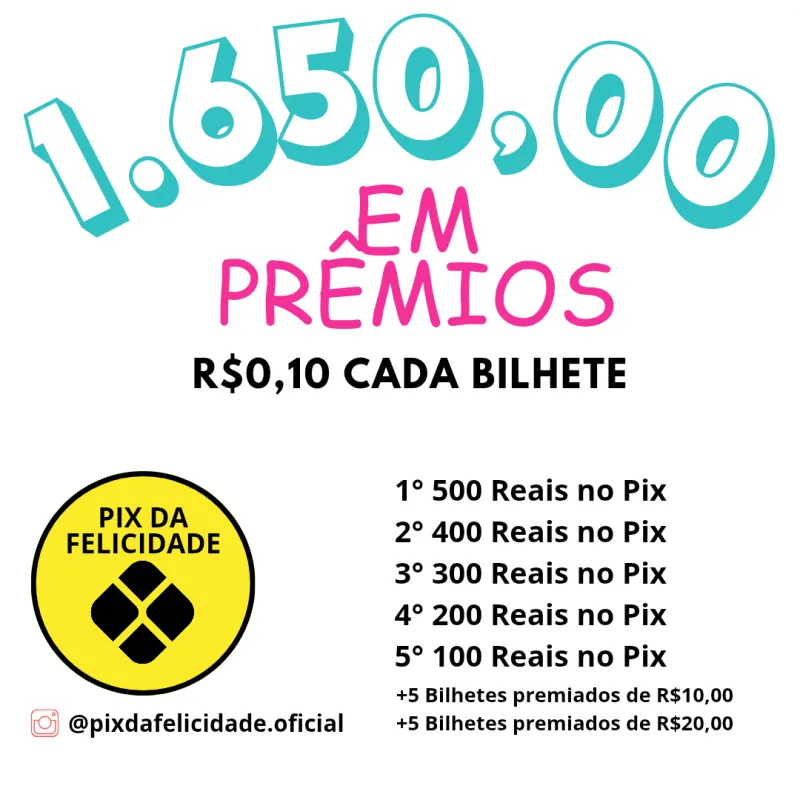 Imagem da campanha Ação PIX da Felicidade #2