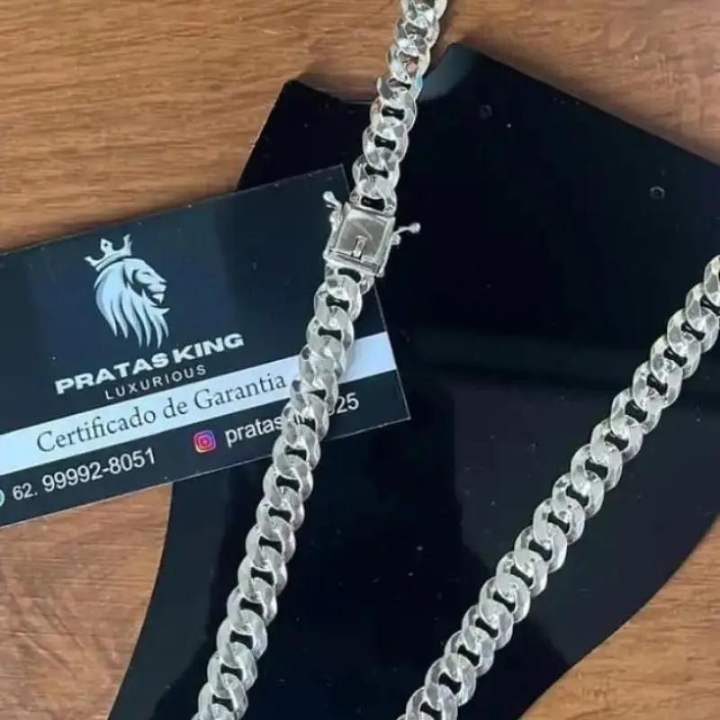 Imagem da campanha Corrente prata 9mm 70cm