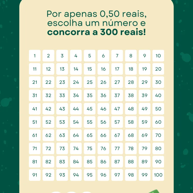 Imagem da campanha PRIMEIRO 300 NO PIX