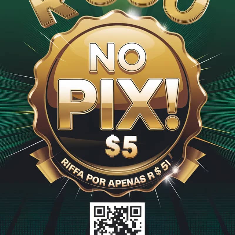 Imagem da campanha 300 no Pix !