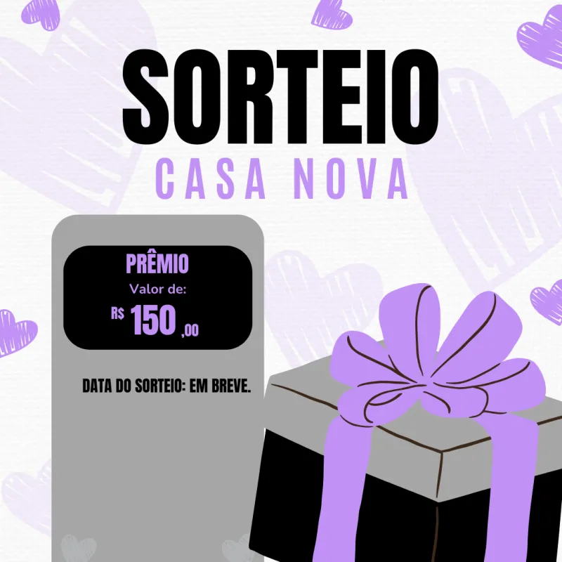 Imagem da campanha Rifa de Casa Nova.