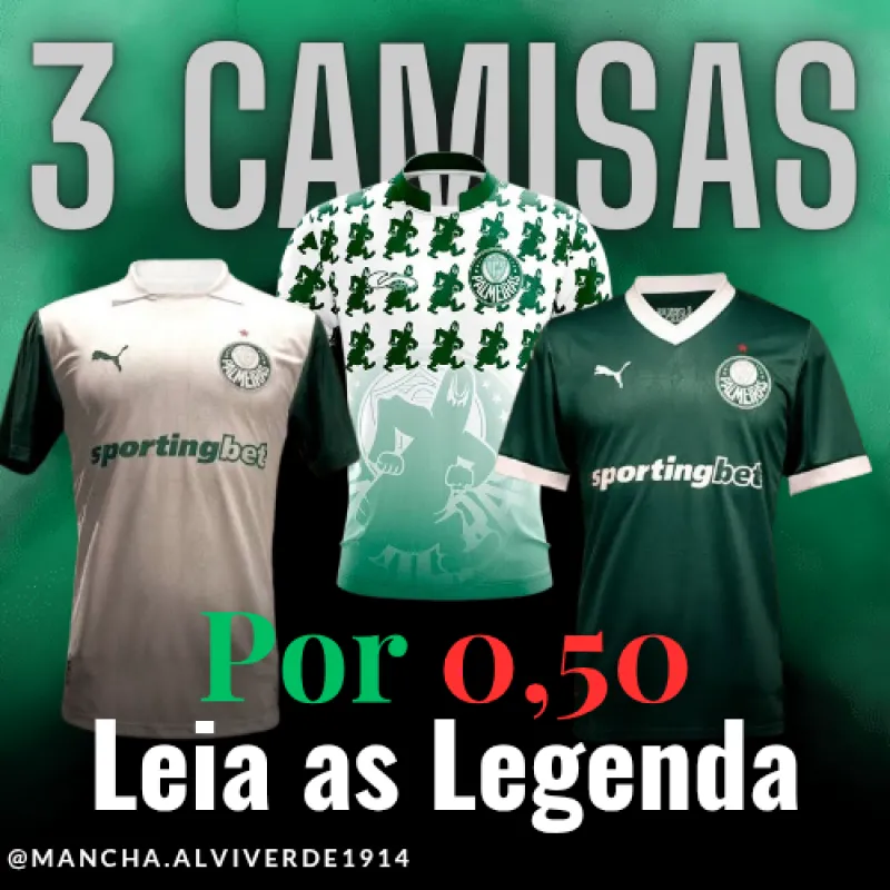 Imagem da campanha 3 Camisas por 0,50