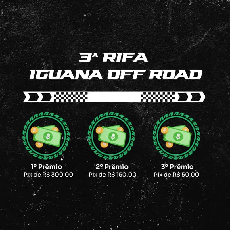 Imagem da campanha 3ª Rifa Iguana Off-Road