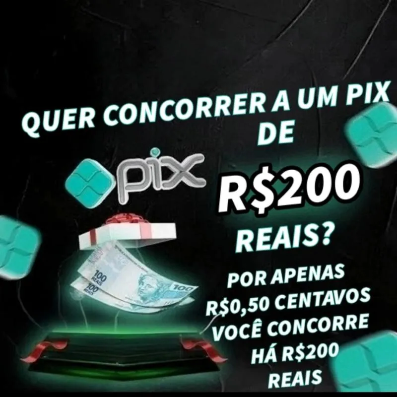 Imagem da campanha 200 reais no pix