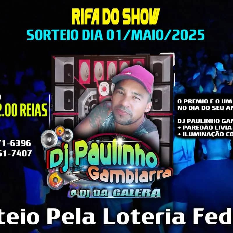 Imagem da campanha RIFA DO SHOW
