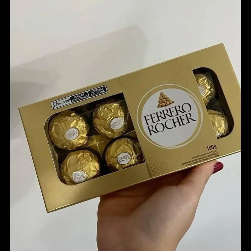 Imagem da campanha "✨ Rifa dos Sonhos — Ferrero Rocher: Doce Sabor da Vitória! ✨