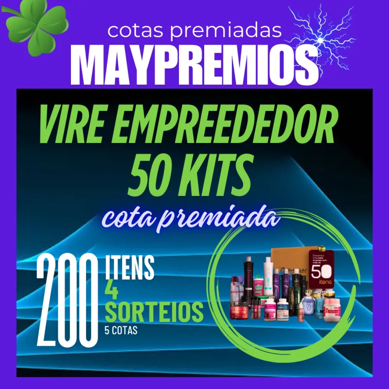 Imagem da campanha cota premiada vire empreendedodor