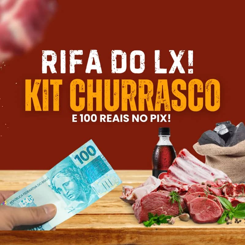 Imagem da campanha RIFA DO LX SOUZA!