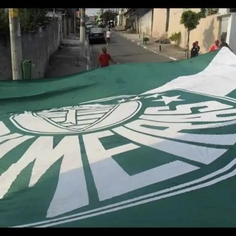 Imagem da campanha Bandeirão do Palmeiras 16x11 mt