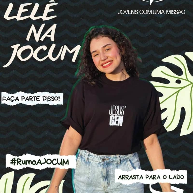 Imagem da campanha Lelê na JOCUM