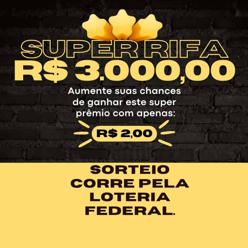 Imagem da campanha PIX PREMIADO 3.000 REAIS