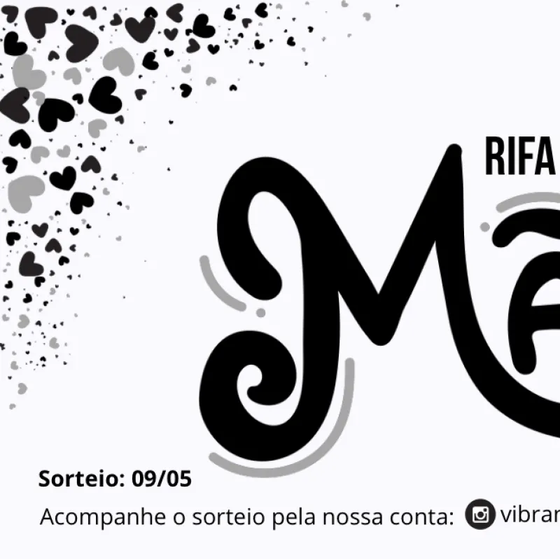 Imagem da campanha Rifa de dia das mães