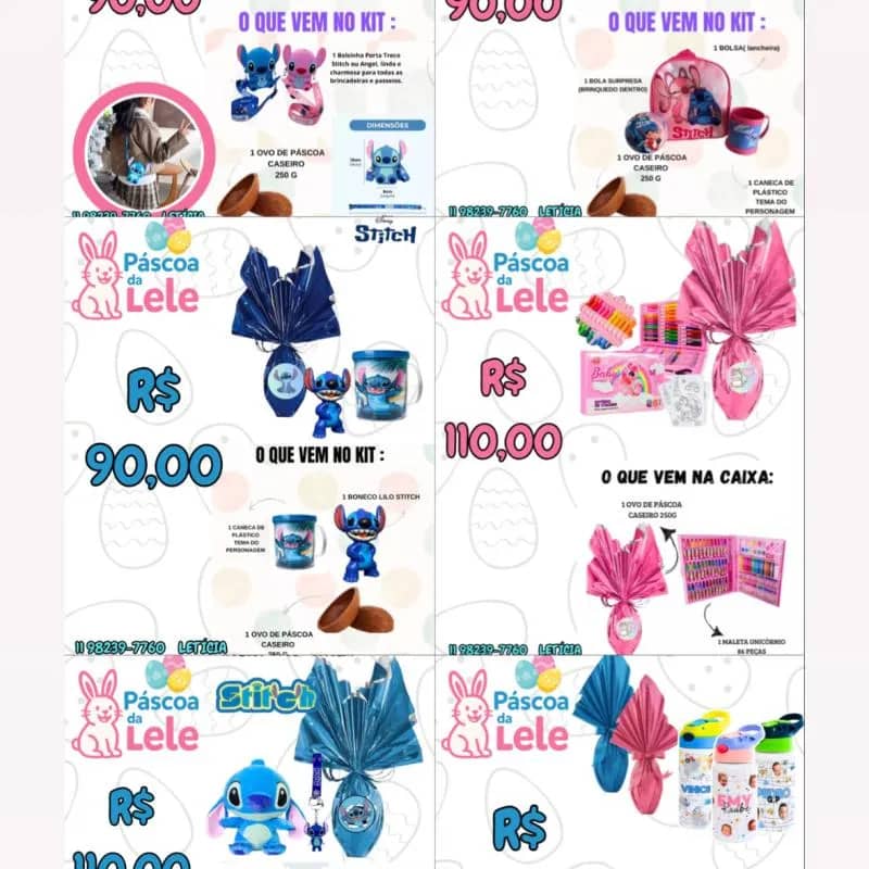 Imagem da campanha RIFA OVO DE PASCOA INFANTIL