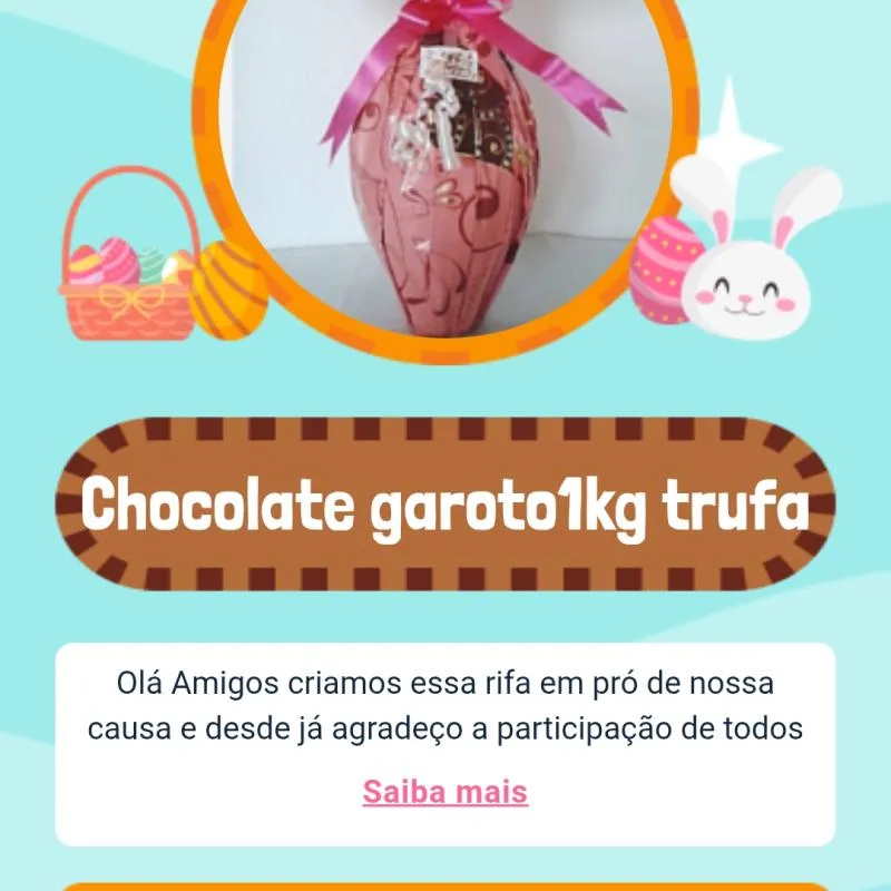 Imagem da campanha Ovo de 1kg trufado