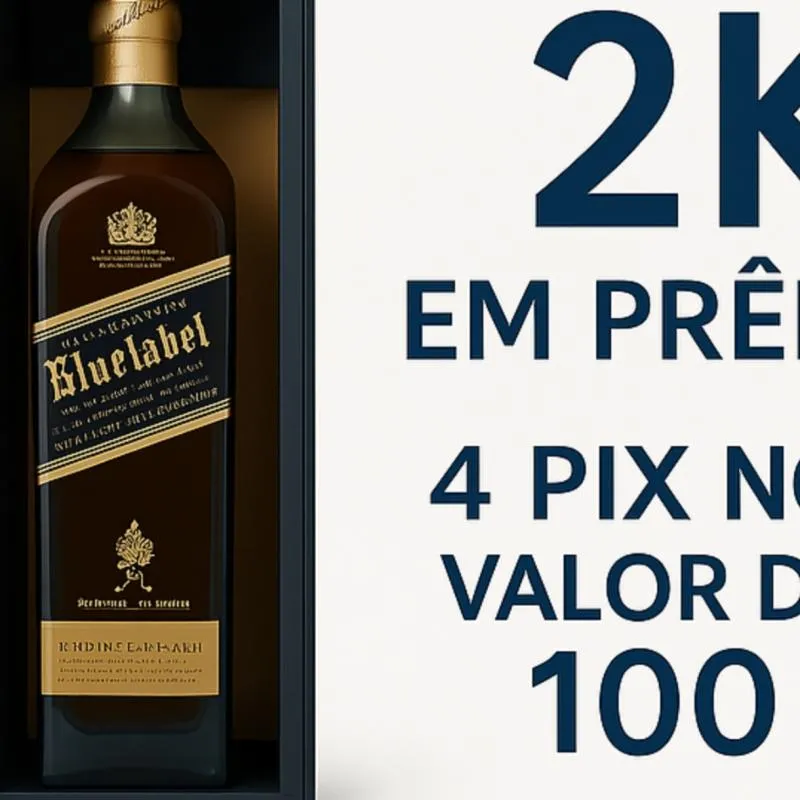 Imagem da campanha BLUELABEL E PIX🍀