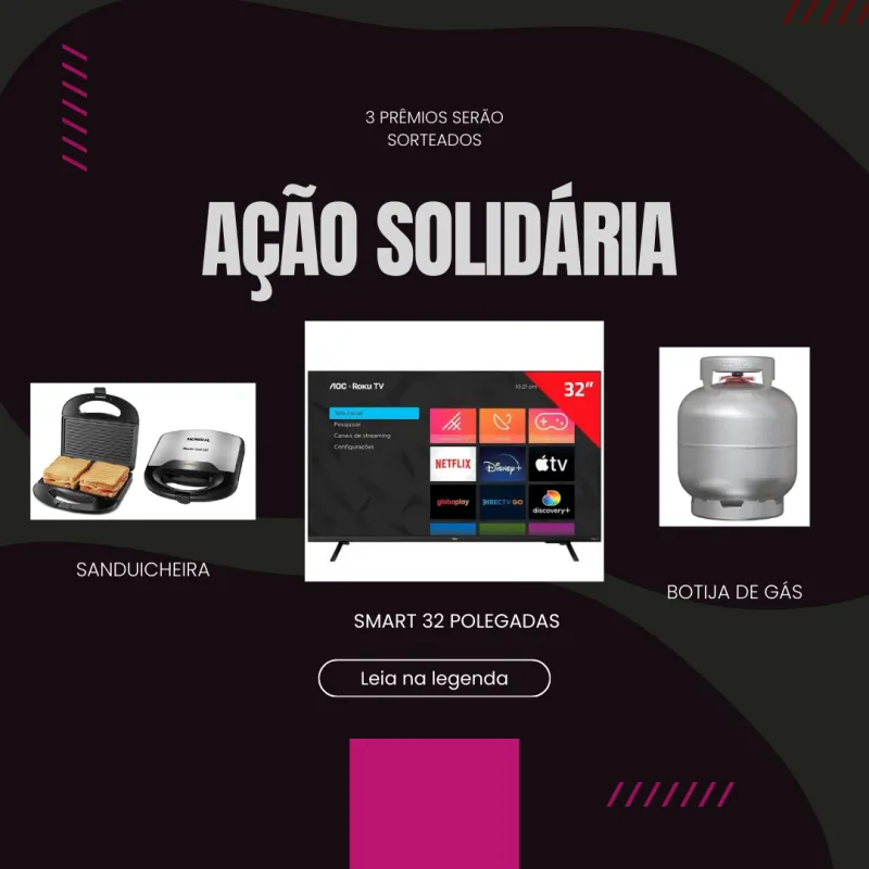 Imagem da campanha Ação Solidaria da Ana