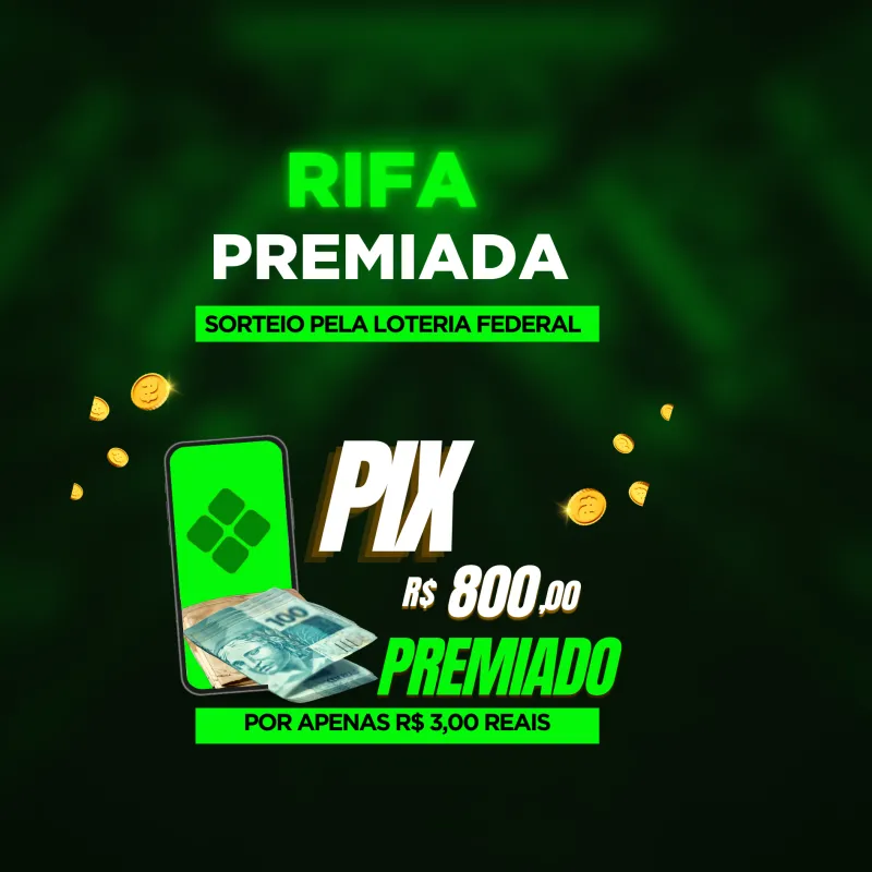 Imagem da campanha rifa premiada☘️