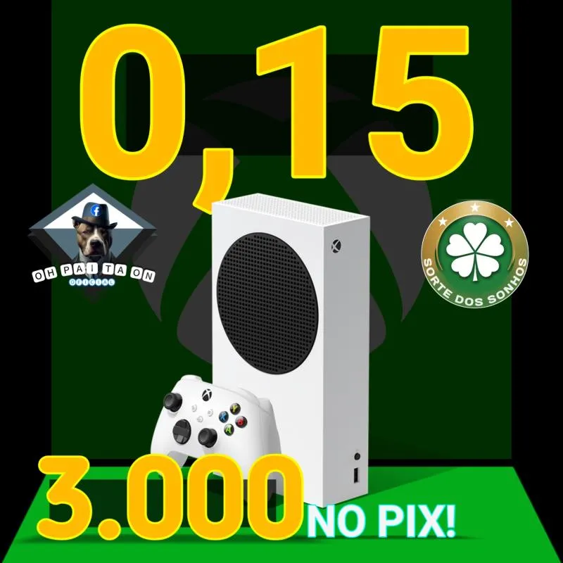 Imagem da campanha XBOX SS OU 3.000$ NO PIX!