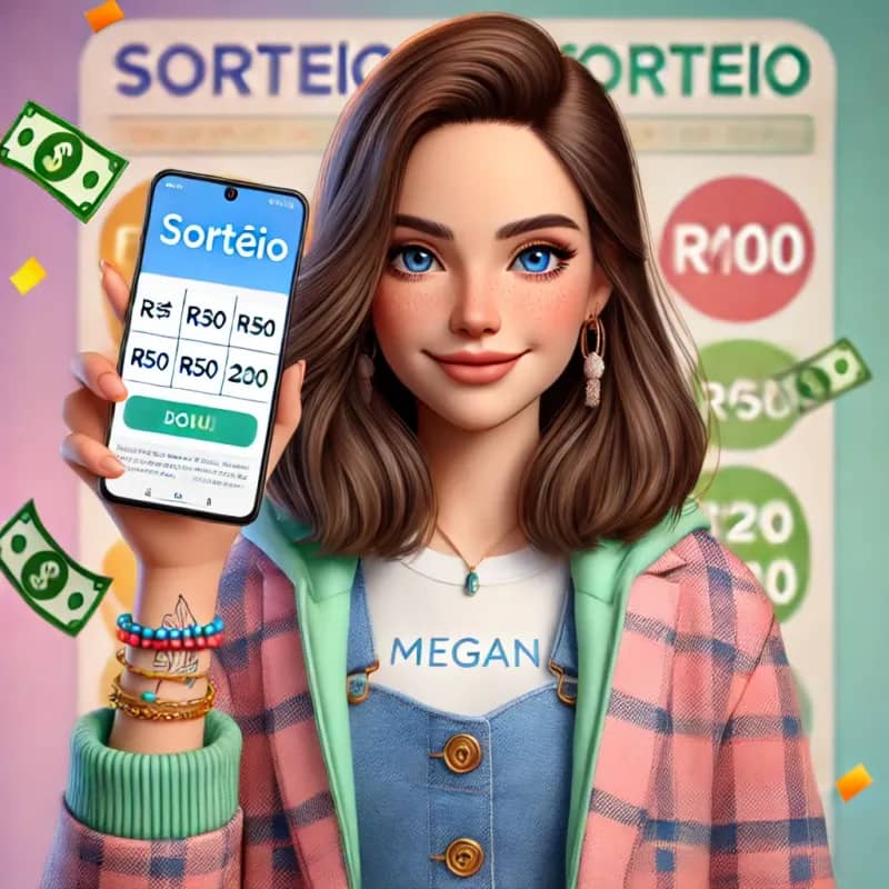 Imagem da campanha Sorteio megan