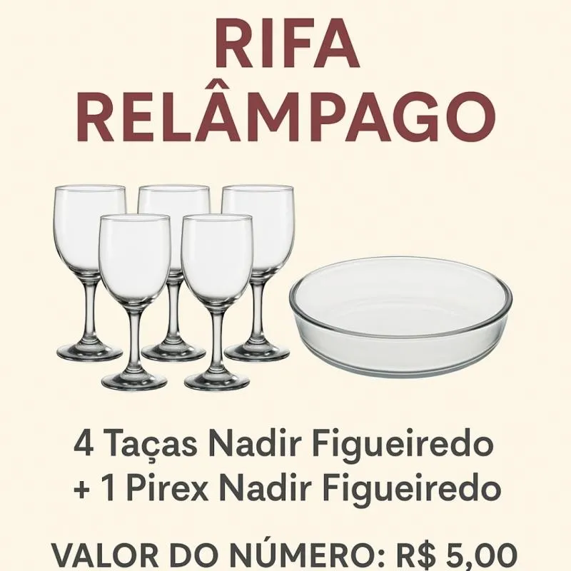 Imagem da campanha Rifa Relâmpago Kit Nadir Figueiredo
